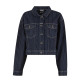 Karl Kani Γυναικείο μπουφάν Retro Cropped Denim Jacket